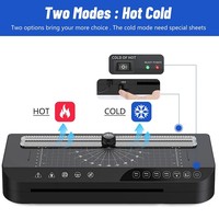 FN338 Fonction d'arrêt automatique Machine de stratification de paillettes chaudes et froides de 150 microns Taille A4