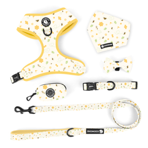 <span class=keywords><strong>Harnais</strong></span> et Laisse de Luxe <span class=keywords><strong>pour</strong></span> Chien, Rembourrés en Néoprène, Anti-Traction, Personnalisables avec Logo, Doux et Réglables - Product Image 4