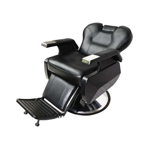 Black Barber <b>Chair</b> Luxury <b>Chair</b> with Liquid Pump Man Barber Salon Furniture - Product Image 2