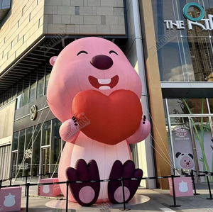 Globo Publicitario de Alta Calidad Zhenmei, Color Rosa, Mascota LOPPY, Ideal para Inauguración de Tiendas y Campañas de Marketing - Product Image 2