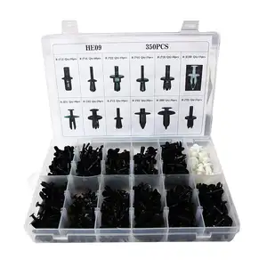 350 Stuks Plastic Auto Push Protainer Clips & Auto Body Bevestigingsmiddelen Assortiment Auto Clips Klinknagel Bumper Kit