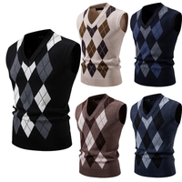 Gilet pull multifonctionnel confortable 2026 – Pull tendance pour homme avec design contrasté et blocs de couleur