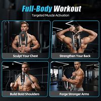 RS R2 PRO Appareil d'exercice pectoral pliable hydraulique réglable 22-440lbs avec bras torsadé pour usage domestique