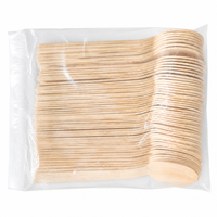 Ensemble de couverts jetables en bambou, couteau, fourchette, cuillère, ustensiles en bois naturel, vaisselle écologique biodégradable pour la restauration