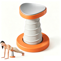 Dispositivo de Asistencia para Flexiones RS, Entrenador de Músculos Abdominales y Pectorales para Ejercicios en Casa, Soportes de Acero con Resorte para Flexiones y Planchas