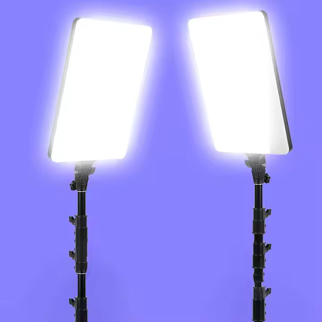 19inch Panel Light RGB White Dimmable Photo Studio Video Light Stronger Brightness CRI985+ Led Video Light 10inch for Interview