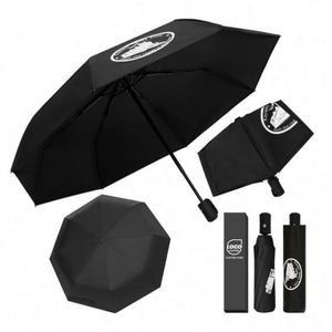 Hot Sale <b>Top</b>-Quality Wholesale Promotional Custom Logo Print 3 Folding Umbrella Compact Umbrella with logo - Product Image 3