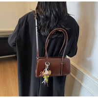 Sacs à main simples et élégants de couleur unie pour femmes, avec bandoulière et style bandoulière, vente en gros