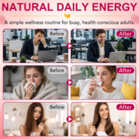 Complément alimentaire liquide Lenm à la saveur de baies, complexe de vitamine B 20000 mcg, B12 méthylcobalamine, niacinamide, folate, acide folique, biotine