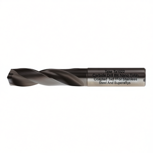 Ttake Ta1022 <b>Carbide</b> <b>Drill</b> <b>Bit</b> Nano TiAln Coated 3Xd For Stainless Steel And Superalloys - Product Image 2