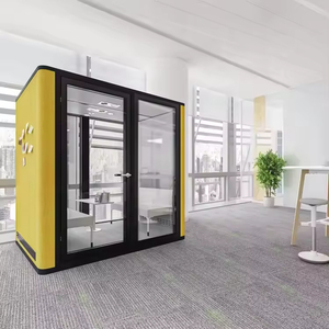 Cabina Telefónica Acústica de Acero Portátil y Fácil de Instalar para Estudios de Grabación Educativos, Oficinas Modernas y Edificios de Oficinas - Product Image 5