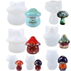 Handmade 7Pcs Nấm Khuôn Nhựa Thiết Lập 7 Kích Cỡ Khác Nhau Silicone Khuôn Mẫu Cho Nhựa Epoxy Đúc Cho Nhà Decors Và Bánh Công Cụ - Product Image 6