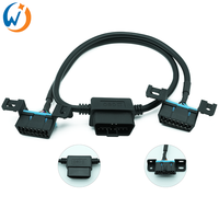 Cable de extensión OBD2 de uno a dos para coche, divisor OBD2 Cable, herramienta de Conector de diagnóstico OBD2 para Buick/para Cadillac/para Cruze