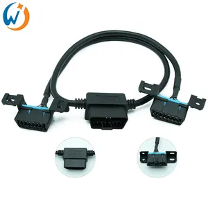 كابل تمديد OBD2 للسيارة من واحد إلى اثنين OBD2 كابل فاصل OBD2 أداة موصل تشخيصي لسيارات Buick / Cadillac / Cruze