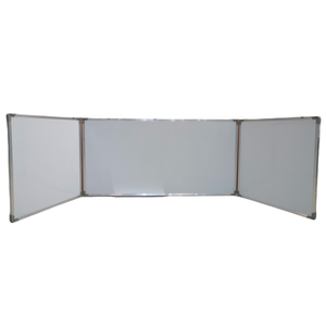 Pizarras triples de alta calidad, tamaño de soporte, pizarras magnéticas para el aula, pizarras verdes grabables de doble cara - Product Image 2