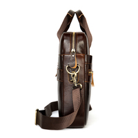 Sac à main de voyage rétro en cuir véritable pour hommes, mallette d'ordinateur portable, nouveau
