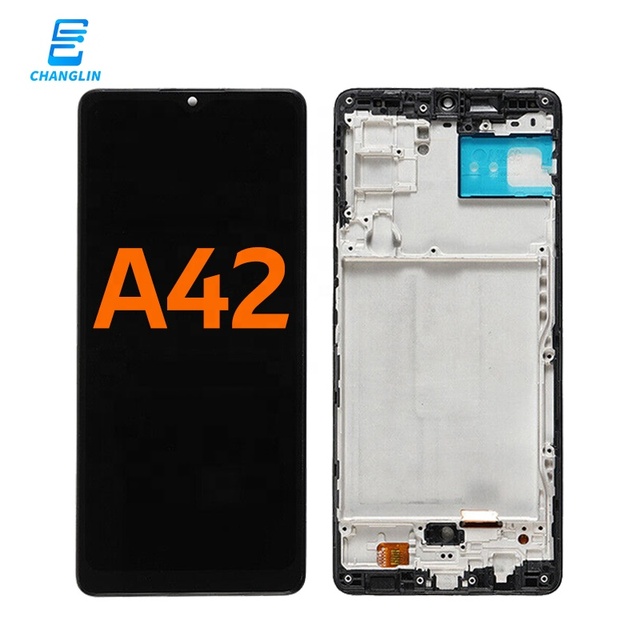 Original Mobile Phone LCD for Samsung Galaxy A42 5G Touch Screen SM A426 Digitizer Assembly for Samsung A42 Display with Frame