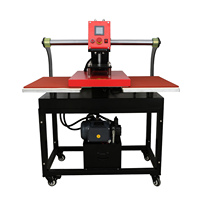 Presse à chaud semi-automatique hydraulique industrielle 40x60cm double station, nouvelle, pour vêtements, sportswear, sweats à capuche, sublimation