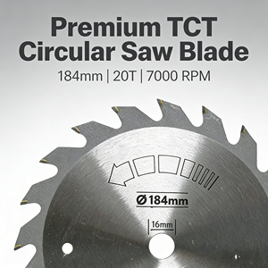 شفرات ماسية عالية الكفاءة من نوع TCT لمناشير النجارة الدائرية - Product Image 1