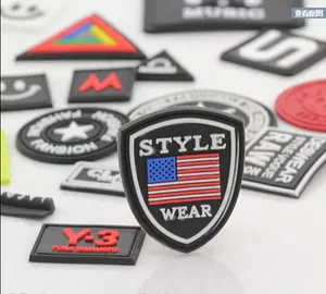 China factory Price Heat Press Patch iron on patch Custom Woven Patch