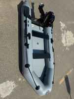 Bateau de pêche gonflable en caoutchouc PMC280 Solar Marine, nouvelle conception, 4 personnes, pliable, 0,7 mm, 280 cm, pont pneumatique en PVC, kayak à rames pour la mer