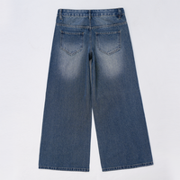 Jean large vintage délavé pour femme, taille haute, amincissant, coupe droite, longueur cheville, best-seller 2026