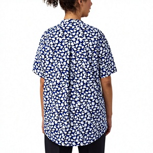 Fashion Summer <b>Beauty</b> Salon Scrub Uniform <b>Tunic</b> 100% Cotton Woven Floral Printed Comfortable Garments <b>for</b> Women - Product Image 6
