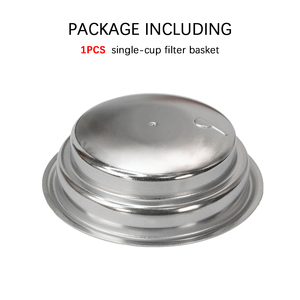 1PCS Wieder verwendbare 51mm Kaffeefilter Tassen Espresso-Kaffeefilter Doppelschicht-Druck filter filter körbe für Delonghi - Product Image 2