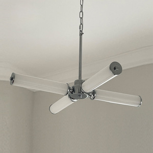 Lampe en verre minimaliste moderne de style Bauhaus italien, lustre vintage en forme de branche d'arbre pour salon, chambre à coucher, bureau, salle à manger - Product Image 3