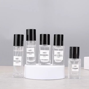 Flacon de parfum vide en verre de 10 ml et 25 ml, style laboratoire, avec clip de fixation, pour sous-conditionnement - Product Image 1