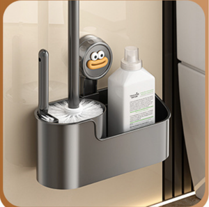 Brosse <span class=keywords><strong>de</strong></span> toilette murale avec brosse <span class=keywords><strong>de</strong></span> <span class=keywords><strong>nettoyage</strong></span> pour espaces étroits - Product Image 1