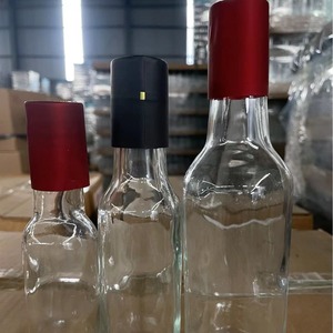 Bouteille de sauce piquante en <span class=keywords><strong>verre</strong></span> transparente personnalisée, ronde, en gros, 100 ml, 150 ml, 5 oz, 8 oz, vide - Product Image 6