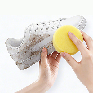 Pasta Limpiadora de <span class=keywords><strong>Zapatos</strong></span> Portátil DAAN 80g, <span class=keywords><strong>Crema</strong></span> Limpiadora de Zapatillas Blancas Mini - Product Image 2