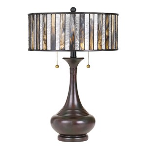 European Style Golden Pot Table Lamp for Bedroom Luxury Living Room Bedside <b>Light</b> Flexible PVC Body AC Power Supply E26 Bulb - Product Image 3