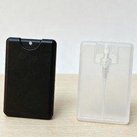 Vente en gros de flacons pulvérisateurs portables de 20 ml, en plastique, rechargeables, pour désinfectant pour les mains, parfum, alcool, voyage, usage domestique