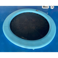Anillo Flotante Redondo, Hamaca Inflable Acuática de 8 pies, Flotadores Inflables para Lago con Tecnología Dropstitch para Adultos y Niños