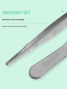 <span class=keywords><strong>Pinzas</strong></span> dentadas <span class=keywords><strong>de</strong></span> acero inoxidable para <span class=keywords><strong>laboratorio</strong></span>, endurecidas, rectas/curvadas, 12/14/16/18/20/25/30 cm - Product Image 2