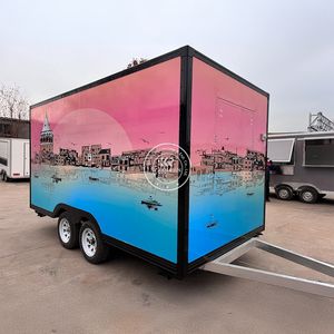 Camión de Comida Móvil 2025, Remolques de Comida Rápida de Alta Calidad, Remolque de Comida con Forma de Camión con Terraza - Product Image 5