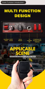 Accessori per l'illuminazione dell'automobile barra luminosa girevole all'ingrosso DC 12V barra luminosa per ambulanza rossa blu con altoparlante a <span class=keywords><strong>sirena</strong></span> - Product Image 5