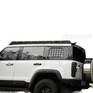 อุปกรณ์ตกแต่งภายนอก BJ40 ตาข่ายกันยุงข้างหน้าต่าง  แถบตกแต่งสีดำสำหรับเสา D ของหน้าต่างด้านข้าง ชิ้นส่วนตกแต่งดัดแปลง - Product Image 5