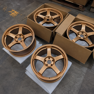 Rines XL 5x114.3 5x120 5x112 GT Cromados <span class=keywords><strong>de</strong></span> 5 Radios para Civic Type R FL5 Toyota GR86 ZN8/ZD8 BMW F87 F80 M2 M3 - Product Image 1