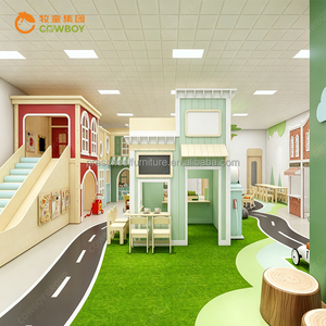 เพลย์คาเฟ่ โรลเพลย์ทาวน์ ซอฟท์เพลย์ อุปกรณ์สนามเด็กเล่นในร่ม - Product Image 1