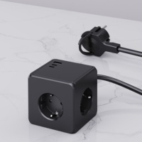 Nouvelle prise murale compacte et attrayante 2026 avec 3 prises USB et 2 ports USB-C, charge rapide PD20W, pour maison intelligente (Corée/Allemagne)