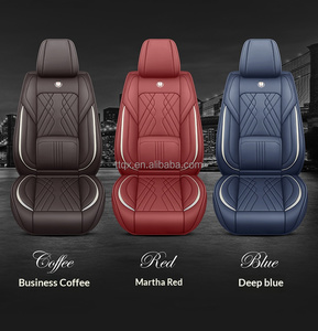 Fundas <span class=keywords><strong>de</strong></span> Asiento <span class=keywords><strong>de</strong></span> Coche <span class=keywords><strong>de</strong></span> Cuero Rojo y Negro 360 °   Soporte Lumbar Completo <span class=keywords><strong>para</strong></span> Todo Clima <span class=keywords><strong>para</strong></span> <span class=keywords><strong>Toyota</strong></span> <span class=keywords><strong>Corolla</strong></span>, Camry, RAV4, Yaris - Product Image 6