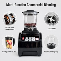 Lohas Smoothie Blender Machine Elektrische Hoge Snelheid Heavy Duty Keukenapparatuur Restaurant Cafe Bar Bevroren Fruit Verwerking