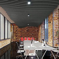 Panneaux acoustiques en coton pour plafond ignifuges Classe B pour le contrôle du son de la pépinière et les systèmes de réduction du bruit des espaces de bureau ouverts