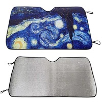 Pare-soleil de pare-brise de voiture Accessoires d'intérieur automobile Protection solaire Feuille réfléchissante universelle Anti-UV