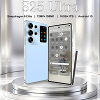 Smartphone Android S25 Ultra 5G Original 1 To ROM 16 Go RAM Téléphone Portable 4K HD pour Grossiste Fournisseur d'Usine