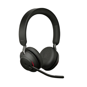 Auriculares <span class=keywords><strong>Jabra</strong></span> Evolve2 65 MS Estéreo Negros para Computadora con Cancelación de Ruido para Servicio al Cliente, Reuniones de Oficina, Aprendizaje Remoto, Micrófono - Product Image 6