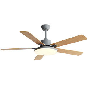 Nordic Style <b>Ceiling</b> <b>Fan</b> Light With Led Light 52 Inch For Living Room And Study Silent Electric <b>Fan</b> With <b>Remote</b> <b>Control</b> - Product Image 3